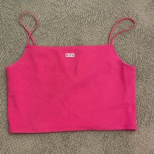 Kith pink crop top